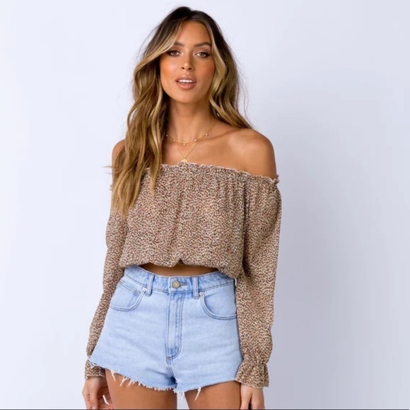 PRINCESS POLLY Kyson Top Leopard - Picture 1 of 7